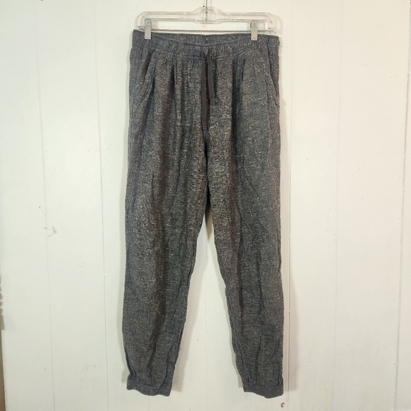 Patagonia Island Hemp Beach Pants Gray Textured Jogger Size Small - Picture 2 of 16
